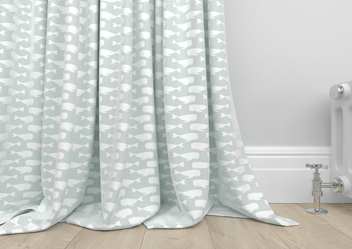 Whaling Around, Moss Green - Made to Measure Curtains - Image 6
